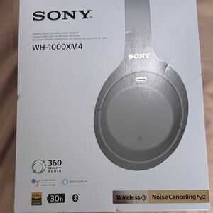 Sony WH-1000XM4 Gray Noise-Canceling Headphones